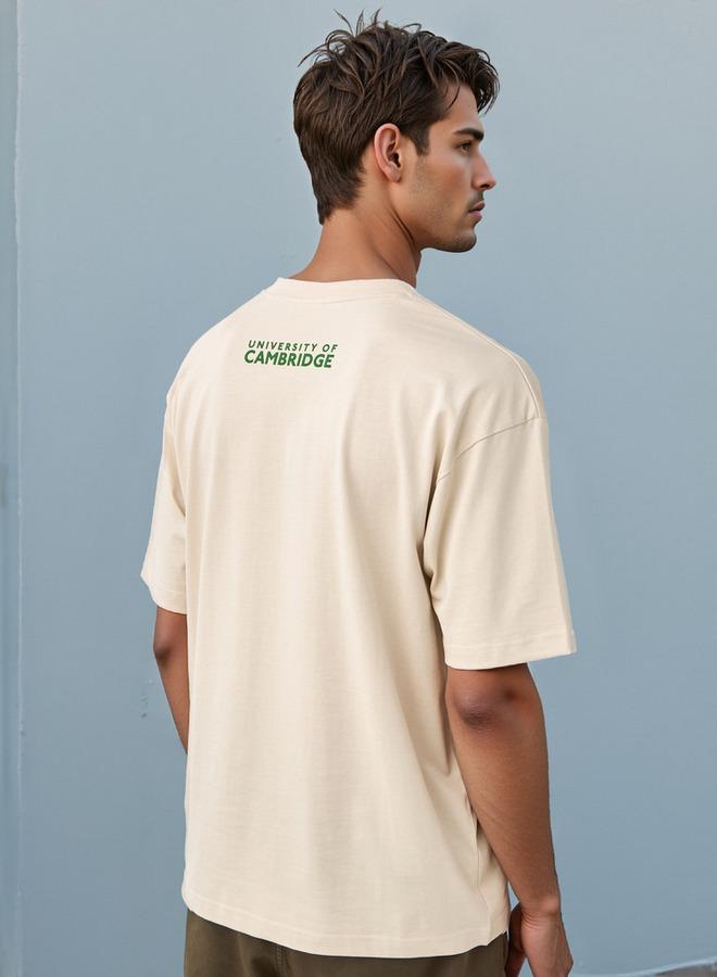 سبلاش فيڤ تيشيرت بطبعة جرافيك ورقبة دائرية - Image 3