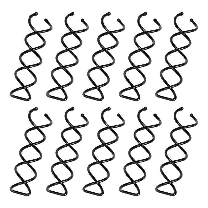 Spiral Hair Pins10 Pack Twist Hair Pins Corkscrew Hair Pins Spin Pins NonScratch Round Clip for Women Hair Style DIY