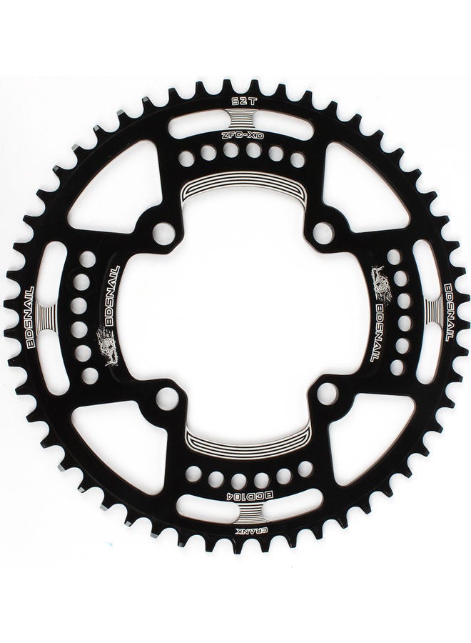 نيبمينينت قرص سلسلة مفرد 104BCD لدراجة ماونتن بإطار سميك للمناطق الوعرة بسلسلة عريضة وضيقة 44T / 46T 48T 50T 52T 23 x 0.5 23سم - Image 1