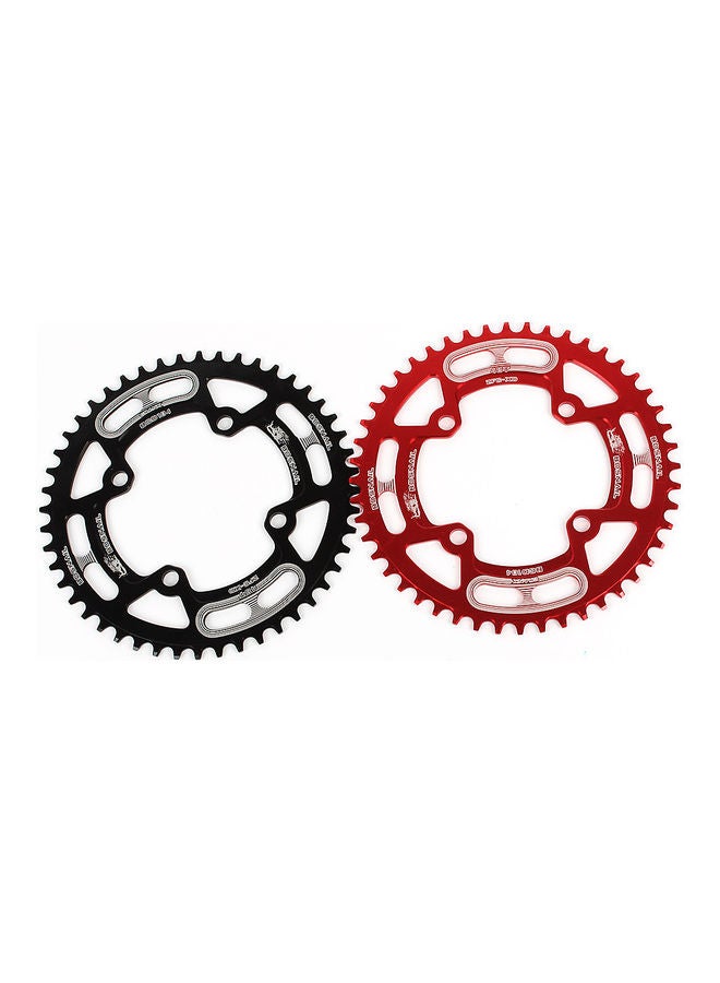 نيبمينينت قرص سلسلة مفرد 104BCD لدراجة ماونتن بإطار سميك للمناطق الوعرة بسلسلة عريضة وضيقة 44T / 46T 48T 50T 52T 23 x 0.5 23سم - Image 4