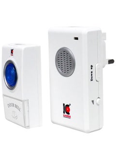 KADRIS Wireless Door Bell High and Clear Volume ET-1231 UK Plug -13A with 100 Meter Range with Batery  - Image 1