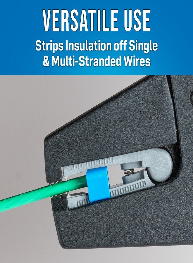 جونارد تولز أداة تجريد وقص الأسلاك الأوتوماتيكية الاحترافية WSA-1024 من جونارد تولز، ذاتية الضبط، مناسبة للأسلاك الصلبة والمجدولة بمقاس 10-24 AWG - Image 3