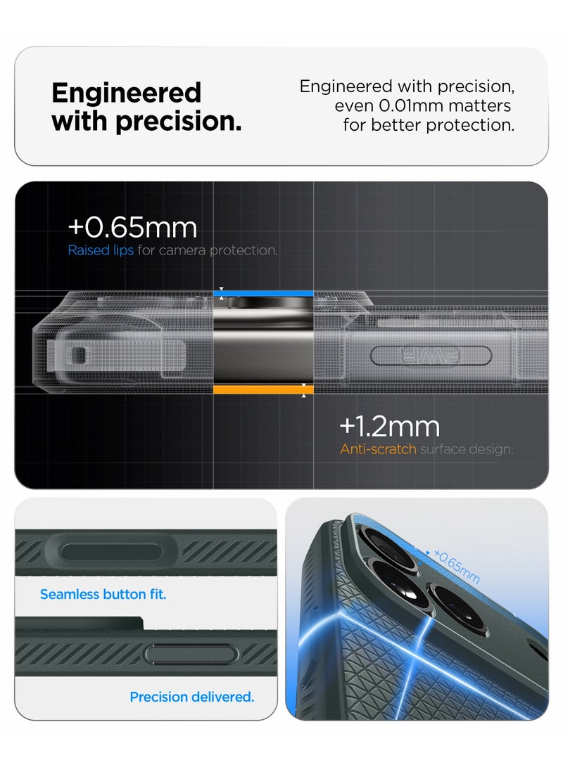 Spigen Liquid Air iPhone 17 Pro Max Case Cover (2025) - Abyss Green - Image 5