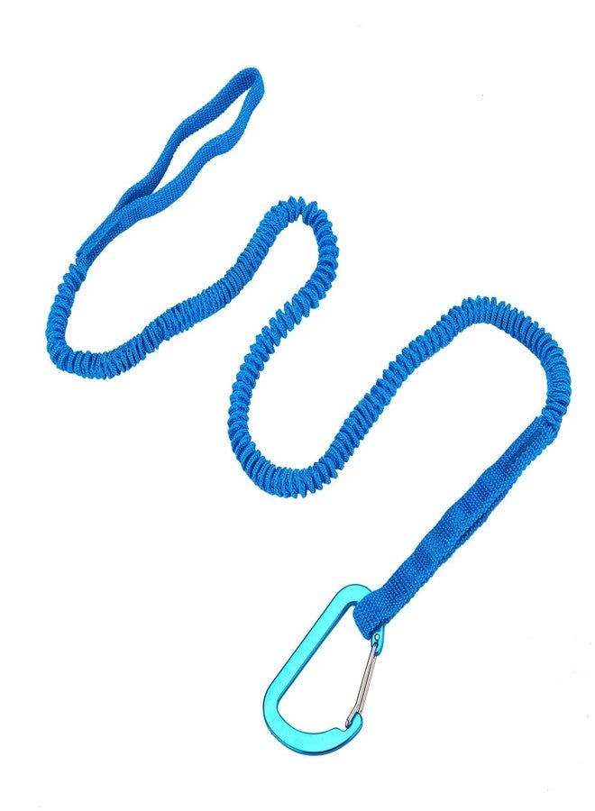 MOOCY Kayak Paddle Leash, 3-7 ft Stretchable Strap Lanyard for SUP, Canoeing, Fishing Accessories - Secure Bungee Rod Holder Tether(Blue, 1 Pack) - Image 5