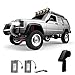 GoolRC سيارة التحكم عن بعد GoolRC RC Rock Crawler مقياس 112 24GHz 4WD شاحنة RC على الطرق الوعرة لجميع التضاريس سيارة تسلق هدايا للبالغين تشمل بطاريتين فضية - Image 4