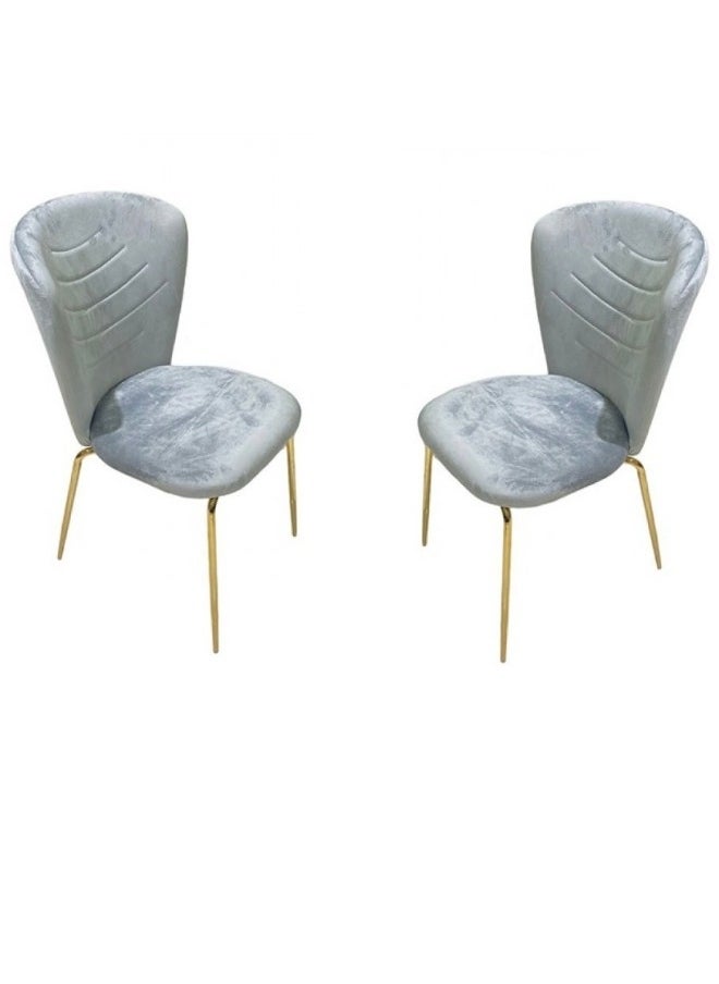 SMART HOME A Set Of Dining Chairs With A Modern Design Consisting Of 4 Chairs For The Home And Living Room A Set Of Chairs For The Dining Table Luxurious And Soft Padded Chairs 55x45x80 Cm  - Image 2