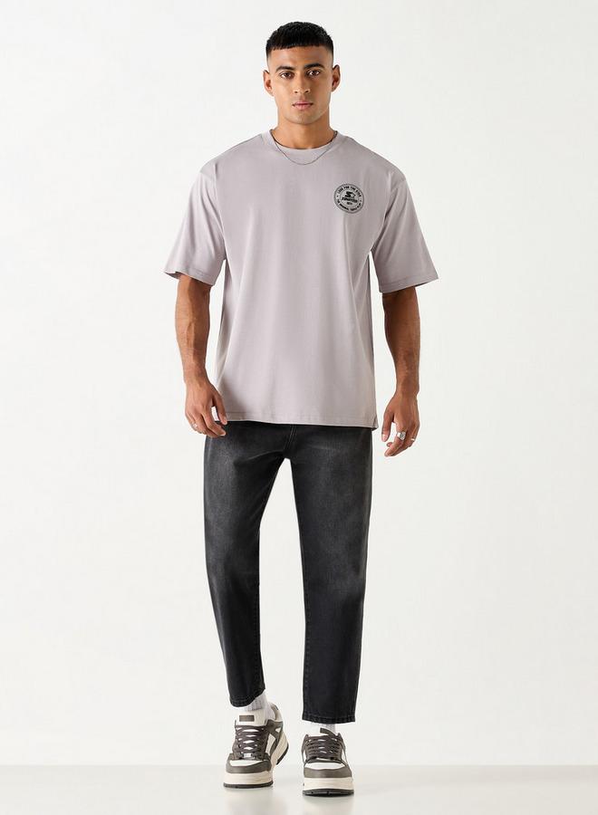 Starter Logo Print Crew Neck T-shirt with Short Sleeves - Image 3