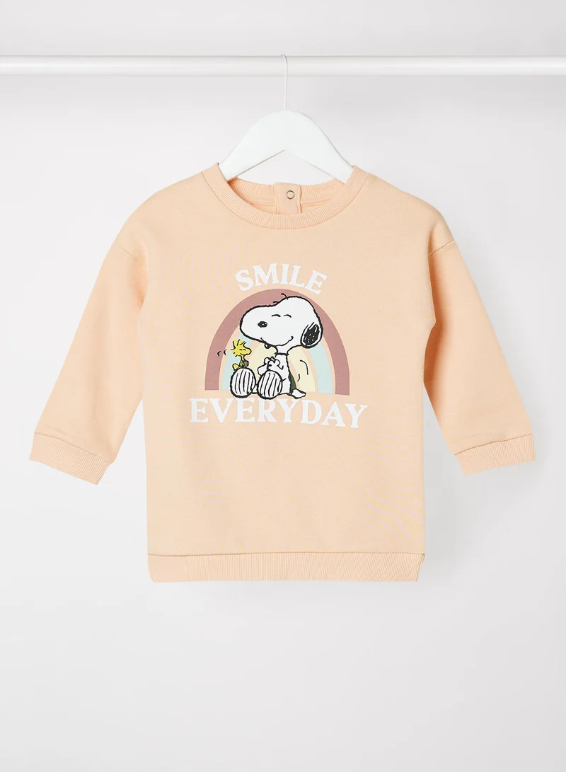 MANGO Girls Snoopy Sweatshirt