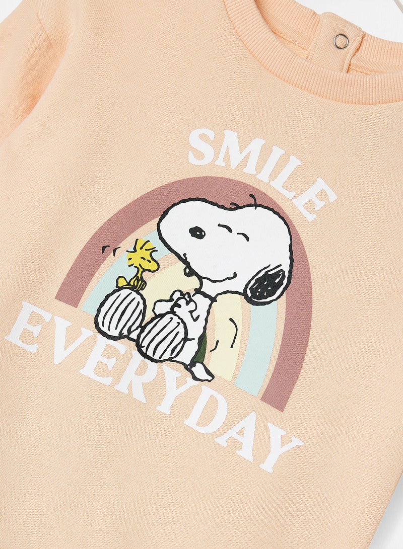 MANGO Girls Snoopy Sweatshirt  - Image 3