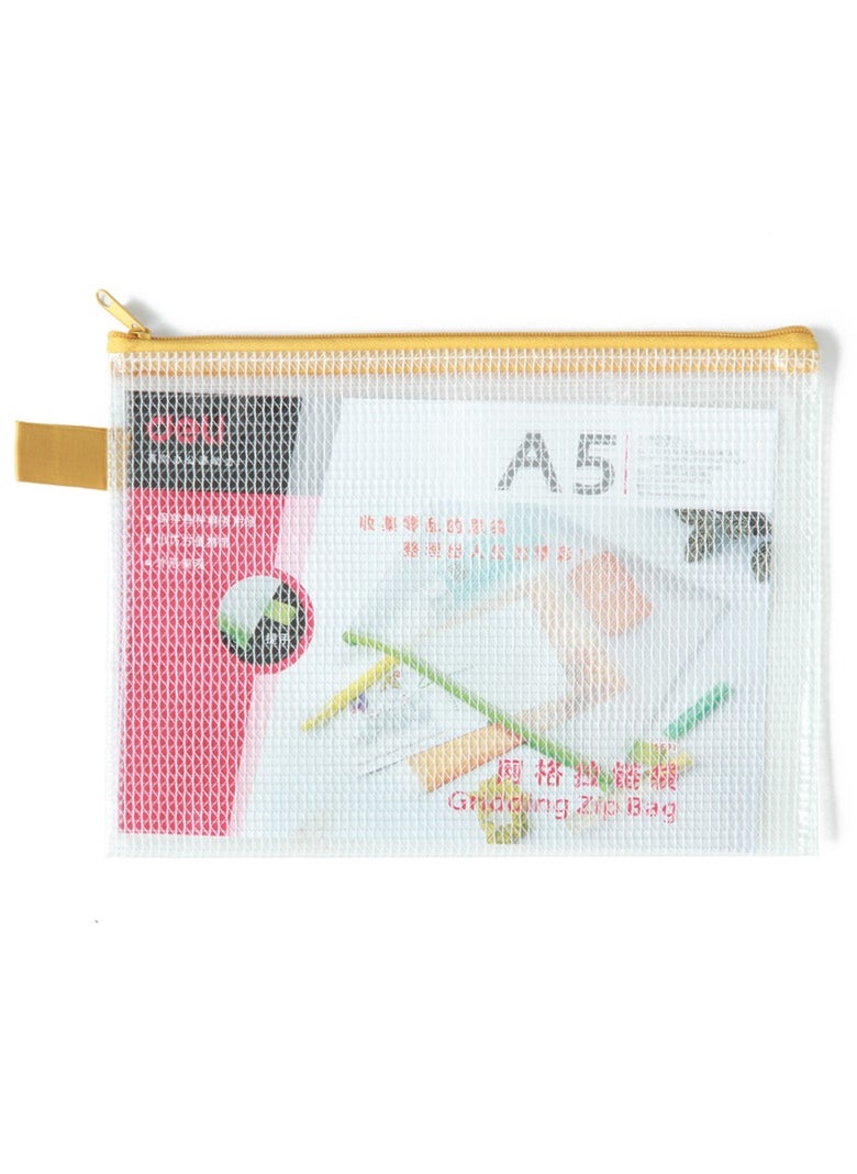 Deli Deli 5591 Mesh Zip Bag A5 - ideal for organizing small office or school supplies  - Image 3