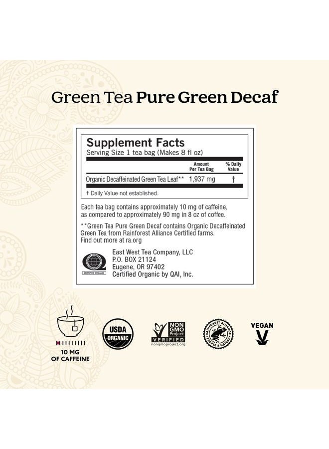 YOGI Tea - Green Tea Pure Green Decaf (6 Pack) - Supports Vitality - 96 Tea Bags - Image 3