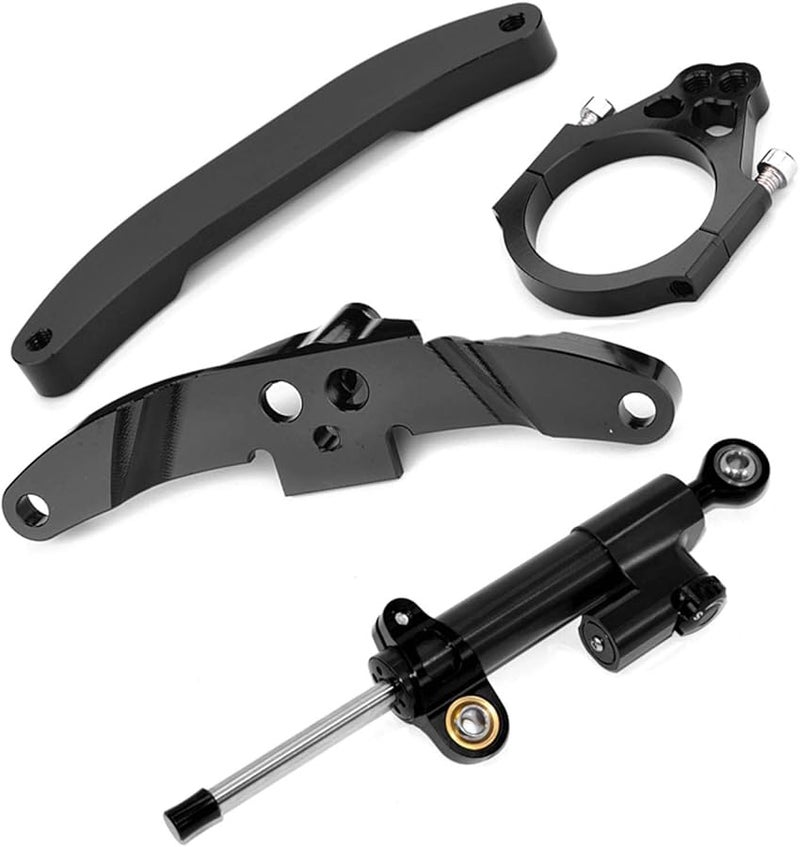Black Mount Steering Damper Stabilizer For Yamaha FZ1 FAZER Motorcycle Shock Absorber Mounting Kit - Image 3