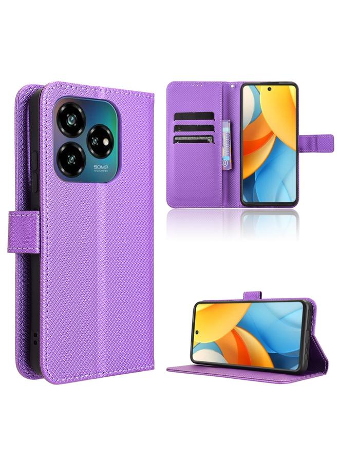 Case For ZTE Blade V60 Design Diamond Texture Leather Phone Case