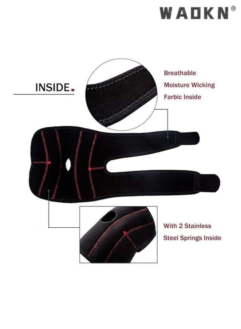 WAOKN 2 PCS Compression Recovery Elbow Sleeve Adjustable Elbow Brace Elbow support for Tendonitis Arthritis, Tennis Elbow & Golf Elbow Treatment, Workout, Weight Lifting, and Enhanced Joint Support  - Image 3