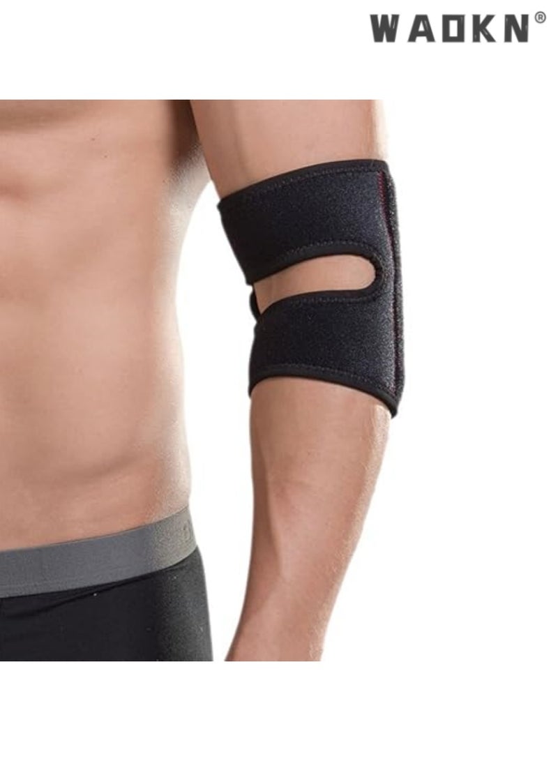 WAOKN 2 PCS Compression Recovery Elbow Sleeve Adjustable Elbow Brace Elbow support for Tendonitis Arthritis, Tennis Elbow & Golf Elbow Treatment, Workout, Weight Lifting, and Enhanced Joint Support  - Image 2