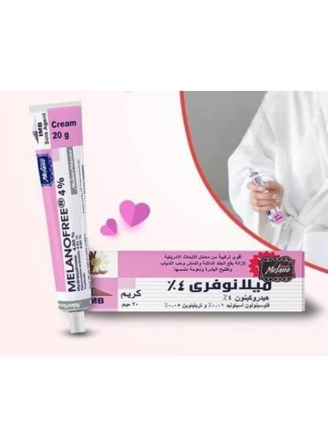 MELANO Cream Melanofree 4% 20g - Image 3