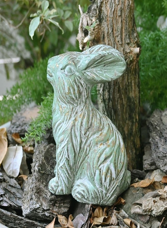 All Chic Cement Rabbit Statues (Green) - Image 5