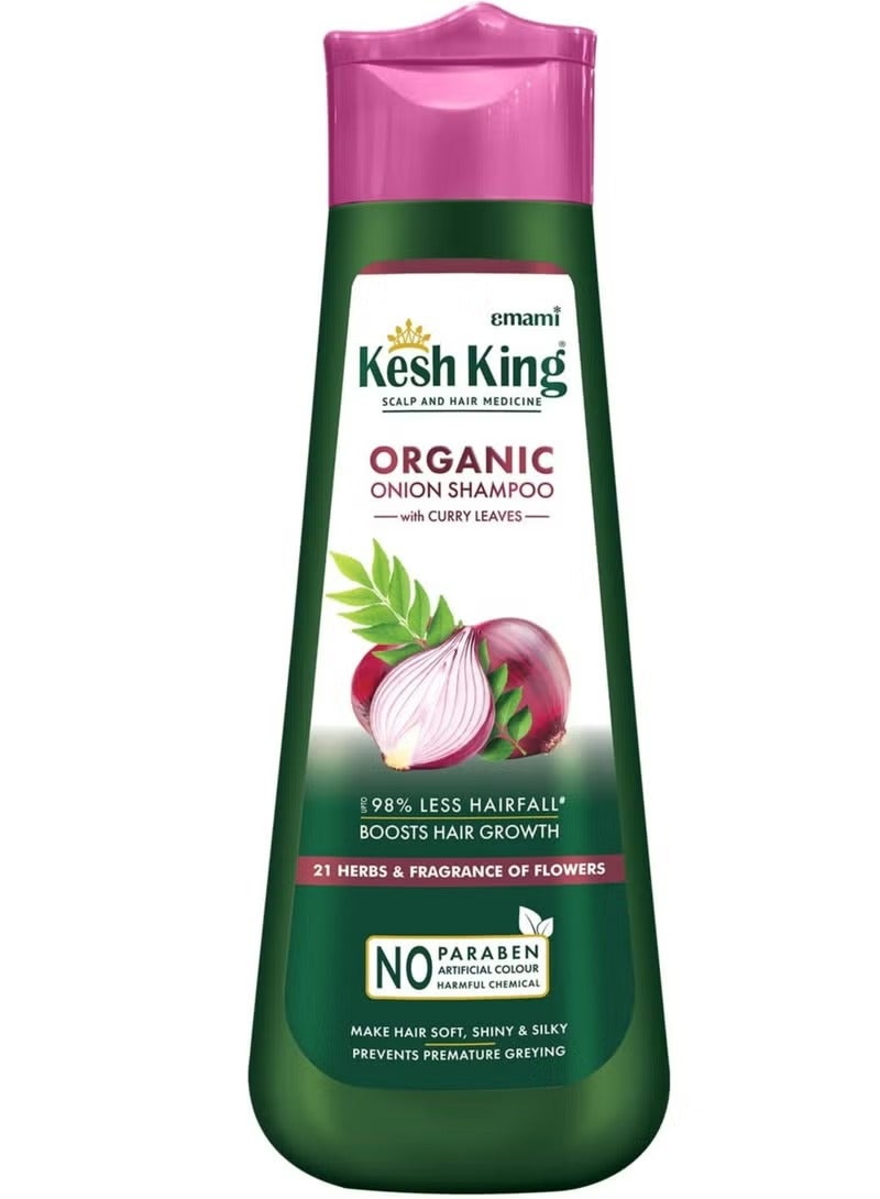emami Kesh King Ayurvedic Onion Shampoo with 21 Herbs Reduces Hairfall And Boost Hair Growth 300 ml - Image 1