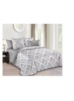 Embrace King Comforter Comforter set 6pcs set glazed cotton King size 1-PC fitted bedsheet 200 * 200cm,1-PCS Comforter 220 * 240 fixed, 4PCS Super Soft Pillowcases - pzsku/ZAACE5FAED01098B88B28Z/45/_/1734701443/7e3919af-28b8-425a-b9f2-7e8cf7192709