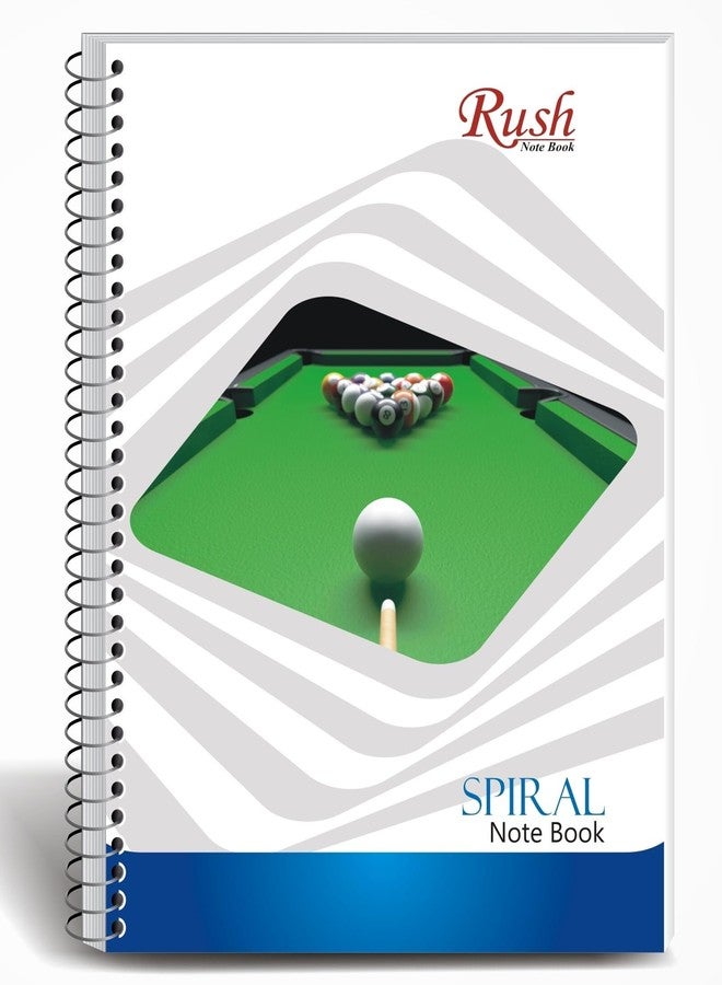 RUSH NOTE BOOKS Semi Rough A4 Spiral Notebook Unruled 400 Pages Notebook|Semi Rough Notebooks 400 Pages Cheap|Rough Notebook|A4 Size Spiral Notebooks For Students 400 Pages|Unruled Spiral Notebook