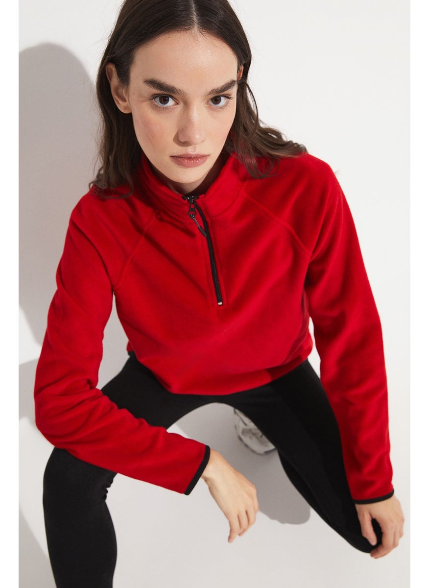 JOYSTAR Half Zipper Fleece Sweatshirt  - Image 4