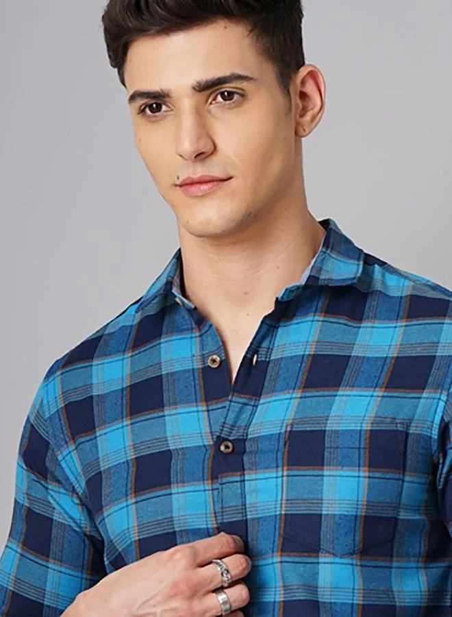 Take Two Men Regular Fit Checkered Casual Shirt By HardSoda