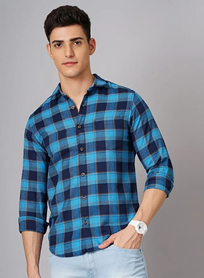 Take Two Men Regular Fit Checkered Casual Shirt By HardSoda