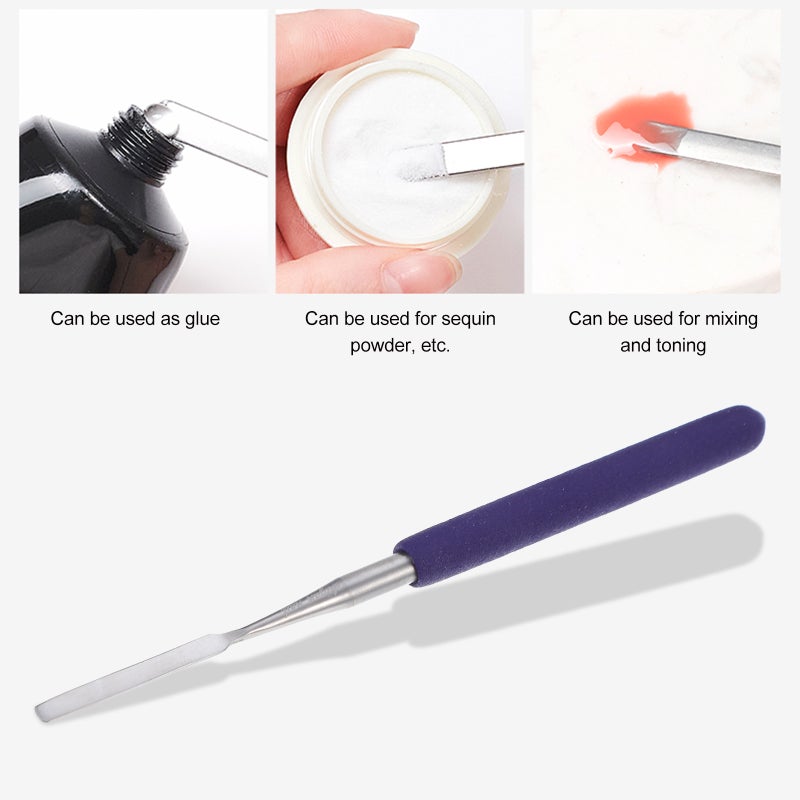 Stainless Steel Stirring Spoon for Nail Art Blending, Perfect for Salon Use - Image 4