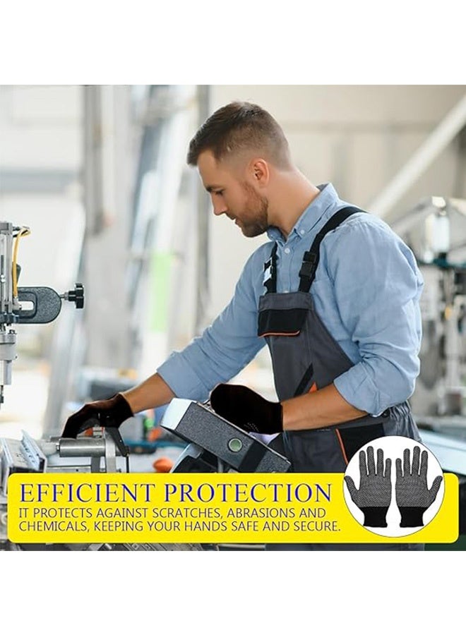 Quantum 24 PCS Work Gloves, nylon anti slip Work gloves, durable and wear-resistant suitable for household maintenance and construction - Image 5