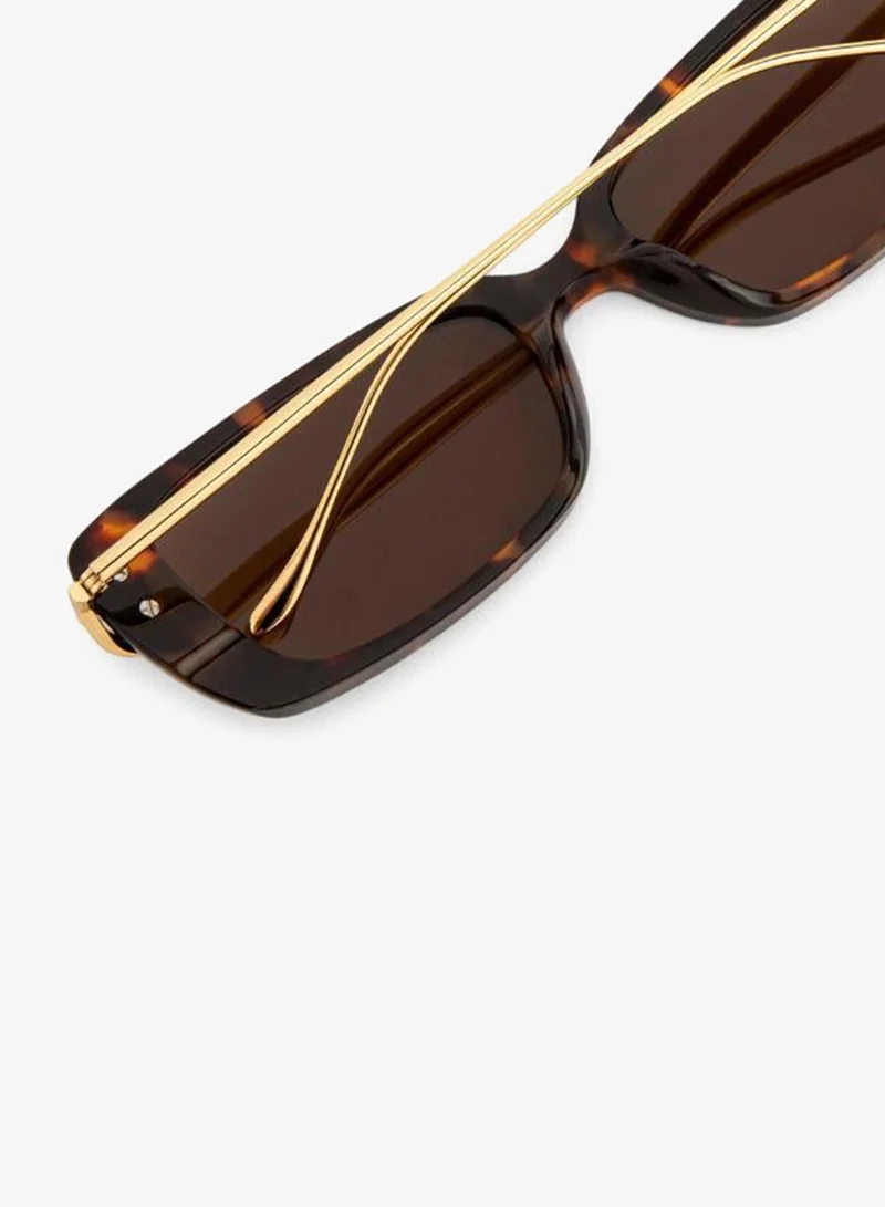 Karen Wazen  Zina Rectangle Sunglasses for Women | Best Price UAE