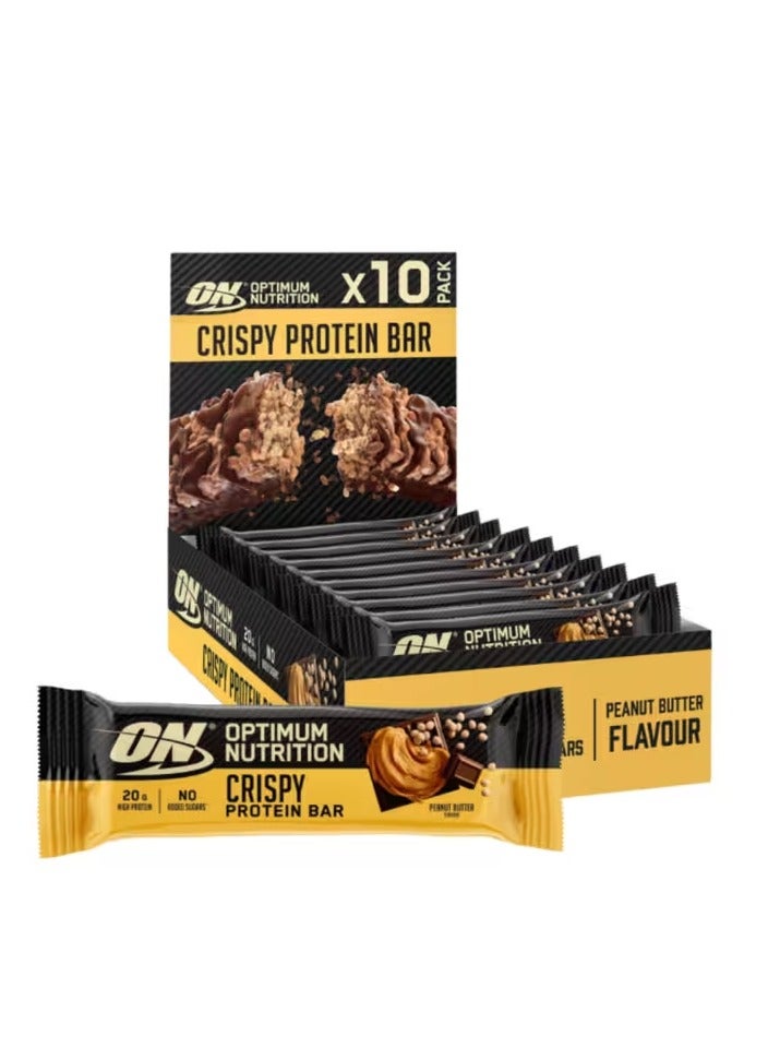 ON Crunch Bar 10X65g Peanut Butter 650GM - Image 2
