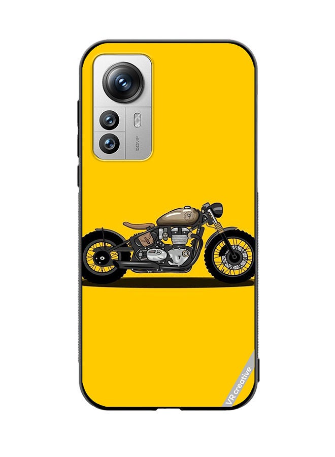 VR CREATIVE Protective Case Cover For Xiaomi 12 Pro Bike Design Multicolour - Image 1