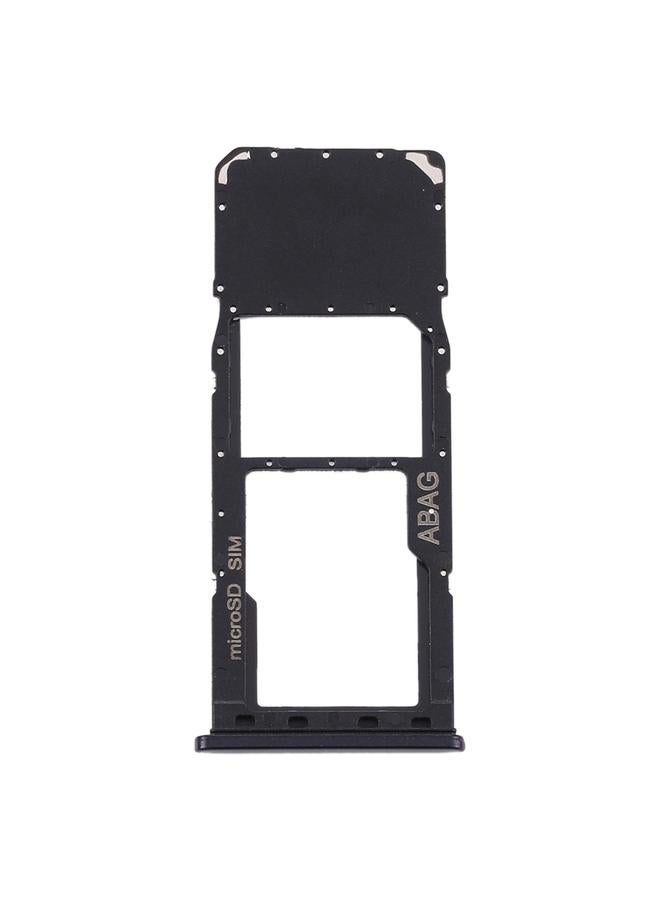 erorex For Samsung Galaxy A21s SIM Card Tray + Micro SD Card Tray (Black) - Image 2