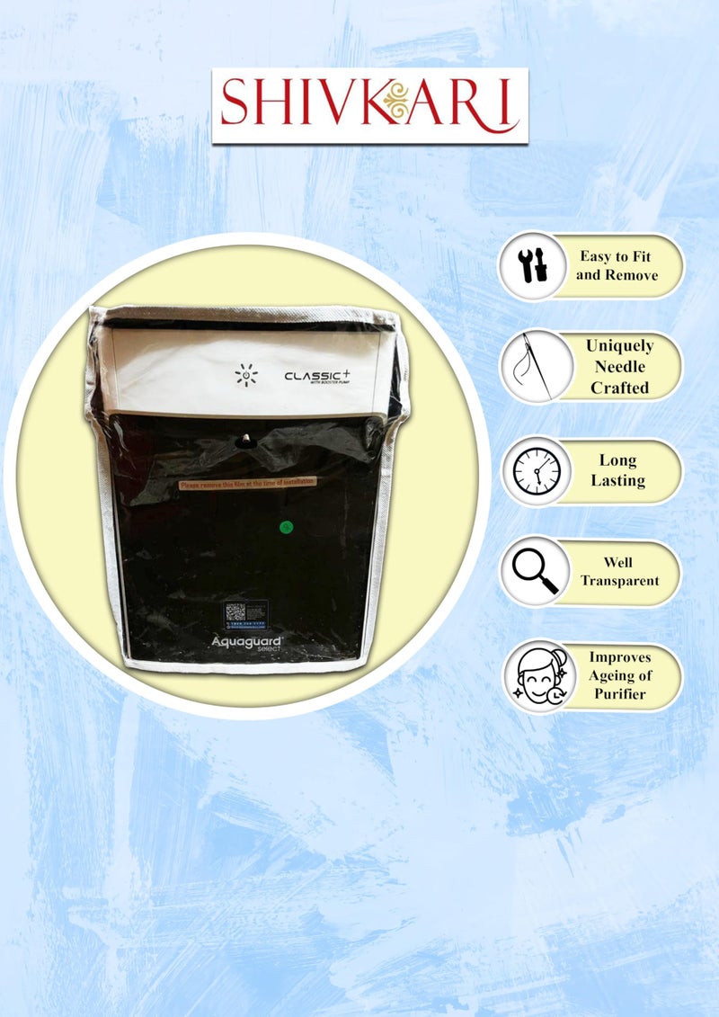 Shivkari Body Protective Cover for Eureka Forbes Aquaguard Classic Plus Mineral RO+MF Alkaline Water Purifier, RO+MF Model Waterproof & Dustproof Water Purifier RO Body Cover - Image 5