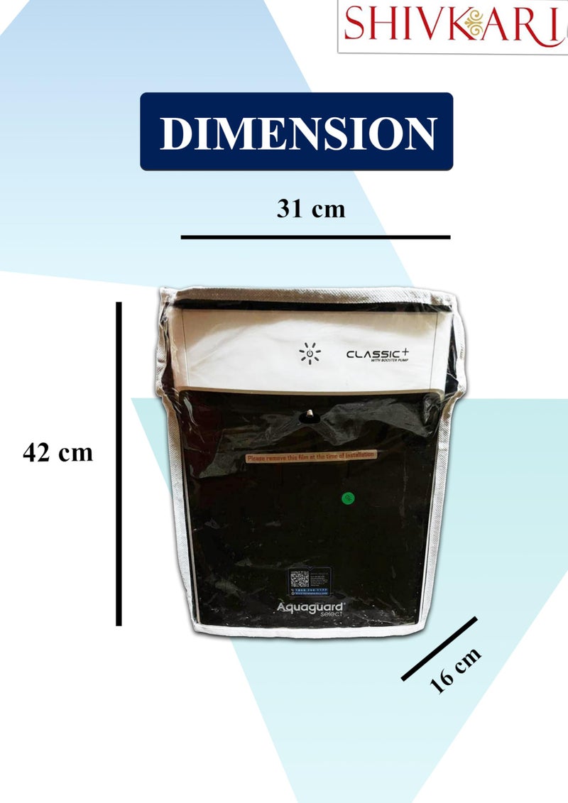 Shivkari Body Protective Cover for Eureka Forbes Aquaguard Classic Plus Mineral RO+MF Alkaline Water Purifier, RO+MF Model Waterproof & Dustproof Water Purifier RO Body Cover - Image 4