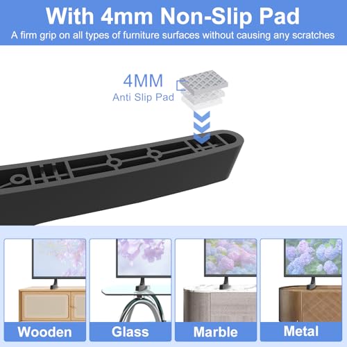 Maozhren TV Stand Legs for Samsung TV Legs, Only for UN32J4000AF UN32M4500BF UN32M4500 UN32J4000 UN32N5300 UN32J400DAF UN32M4500AF UN32N5300AF UN32J4500AF UN32J4002AF for Samsung TV Stand Legs with Screws - Image 5