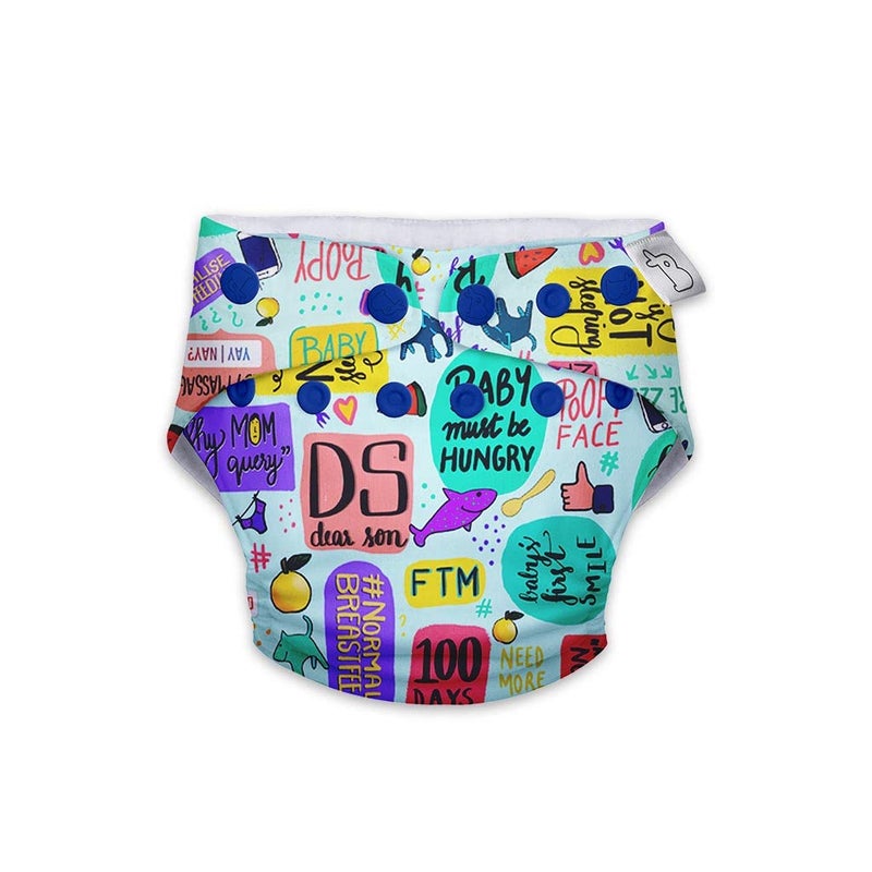 SuperBottoms Swimming Diapers for Babies & Toddlers - Reusable & Adjustable Swim Diapers - Washable Cloth Diapers - Skin Friendly Fabric - Easy to Clean - Fits 3M - 3Y - Image 1