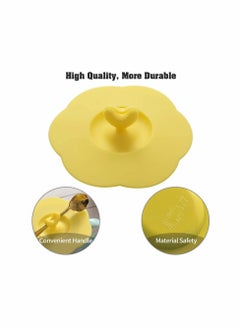 Y&D Silicone Cup Lid 4Pcs Multicolored Lids For Mugs Tea Pots Flexible Mug Covers Hot Coffee And Tea Anti Dust Airtight Seal Drink Lid Dust Proof  - Image 3