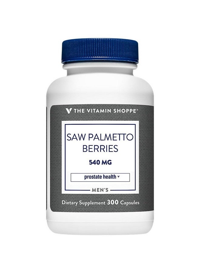 The Vitamin Shoppe Saw Palmetto Berries 540MG (300 Capsules) - Image 1