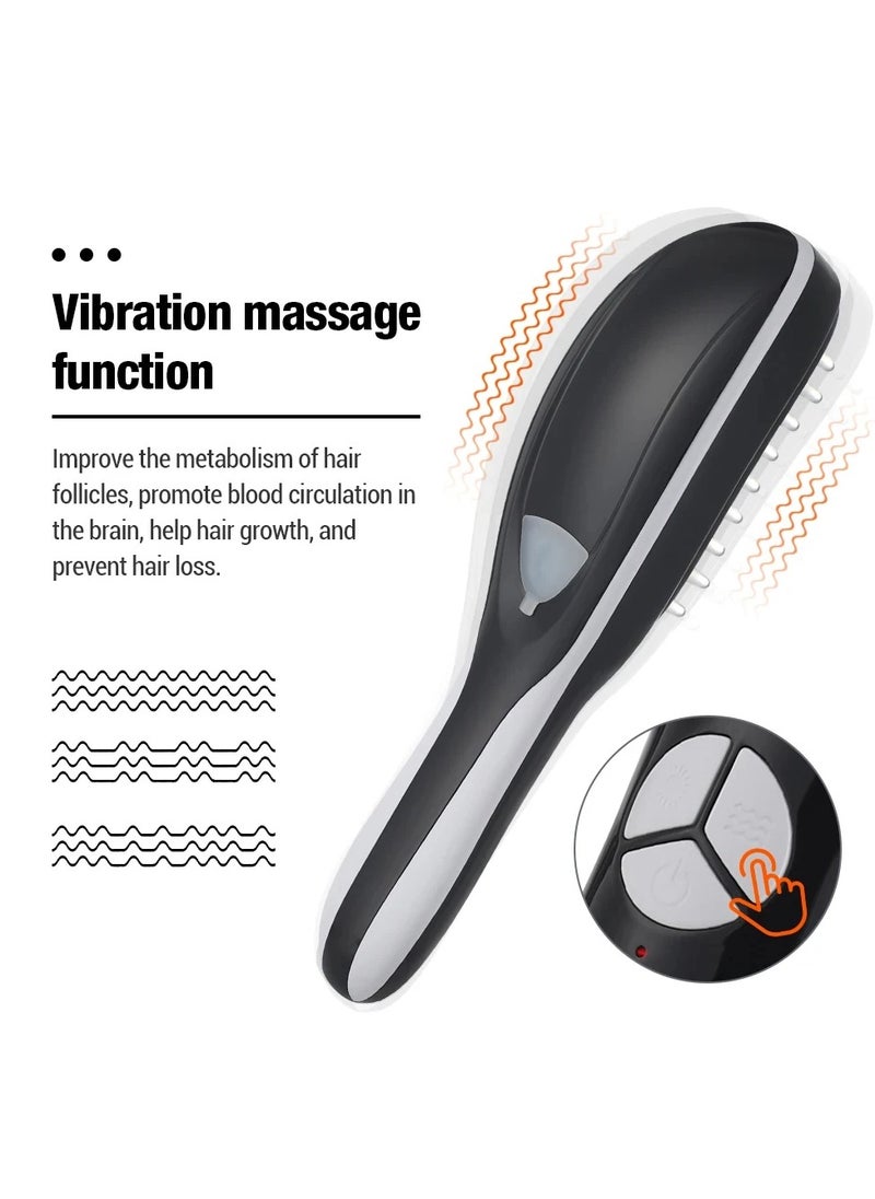 Generic Multifunction Scalp Massage Comb – Sonic Vibration, Light Therapy & Anion Spray  - Image 2