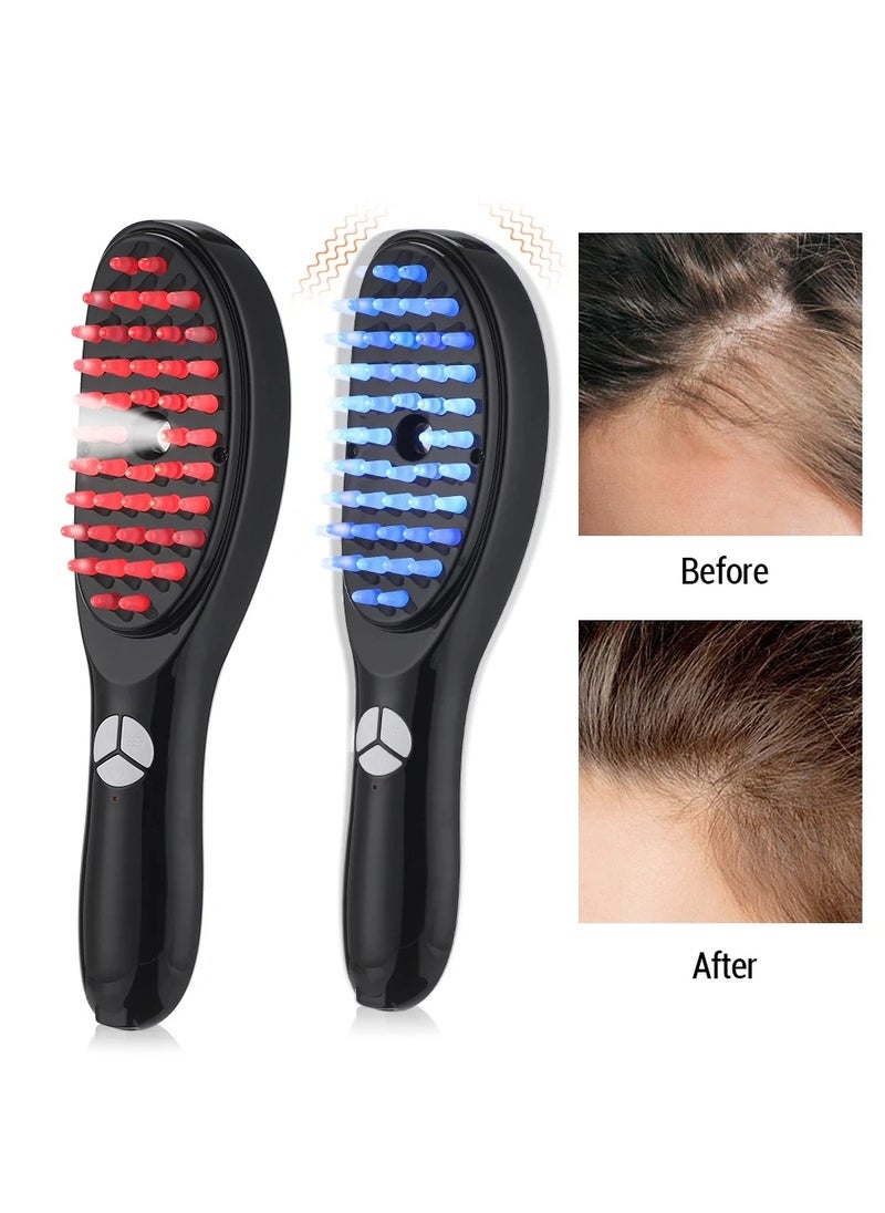 Generic Multifunction Scalp Massage Comb – Sonic Vibration, Light Therapy & Anion Spray  - Image 4