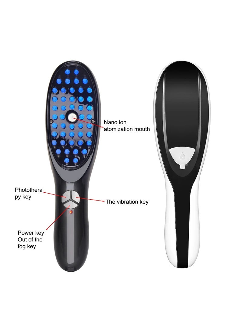 Generic Multifunction Scalp Massage Comb – Sonic Vibration, Light Therapy & Anion Spray  - Image 5