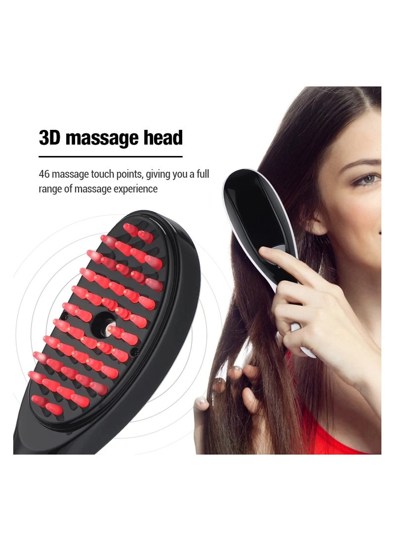 Multifunction Scalp Massage Comb – Sonic Vibration, Light Therapy & Anion Spray