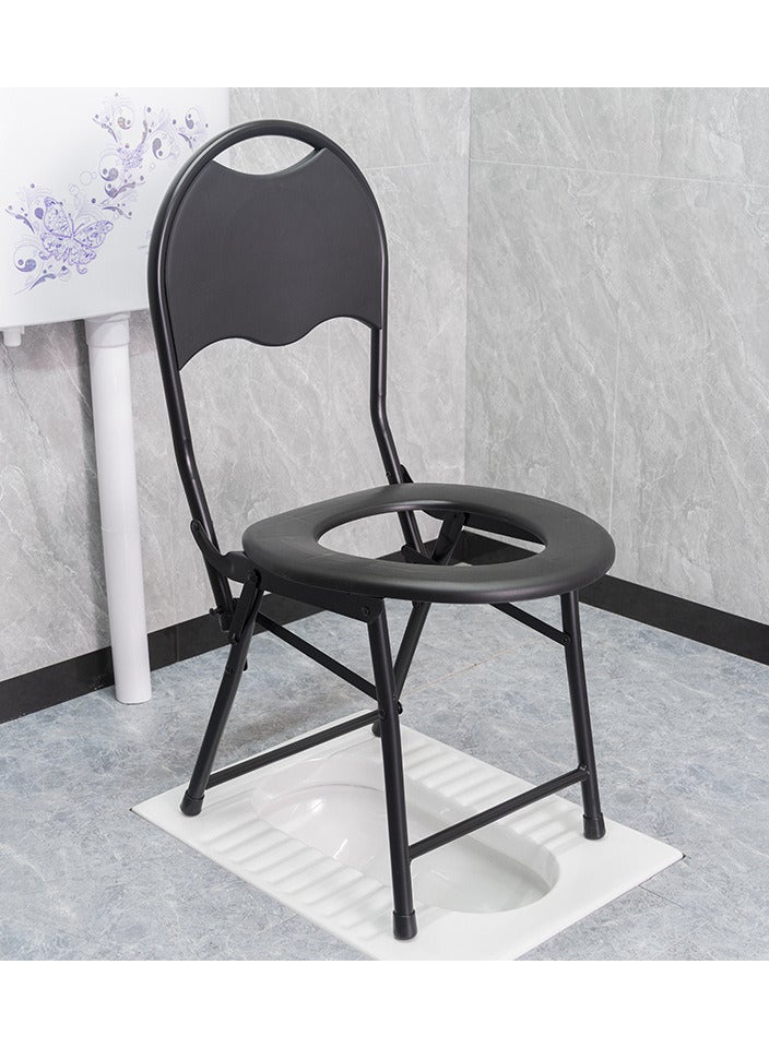 Portable Toilet Seat for Home or Travelling Foldable and Light Weight with 100kg Weight Capacity - Image 1