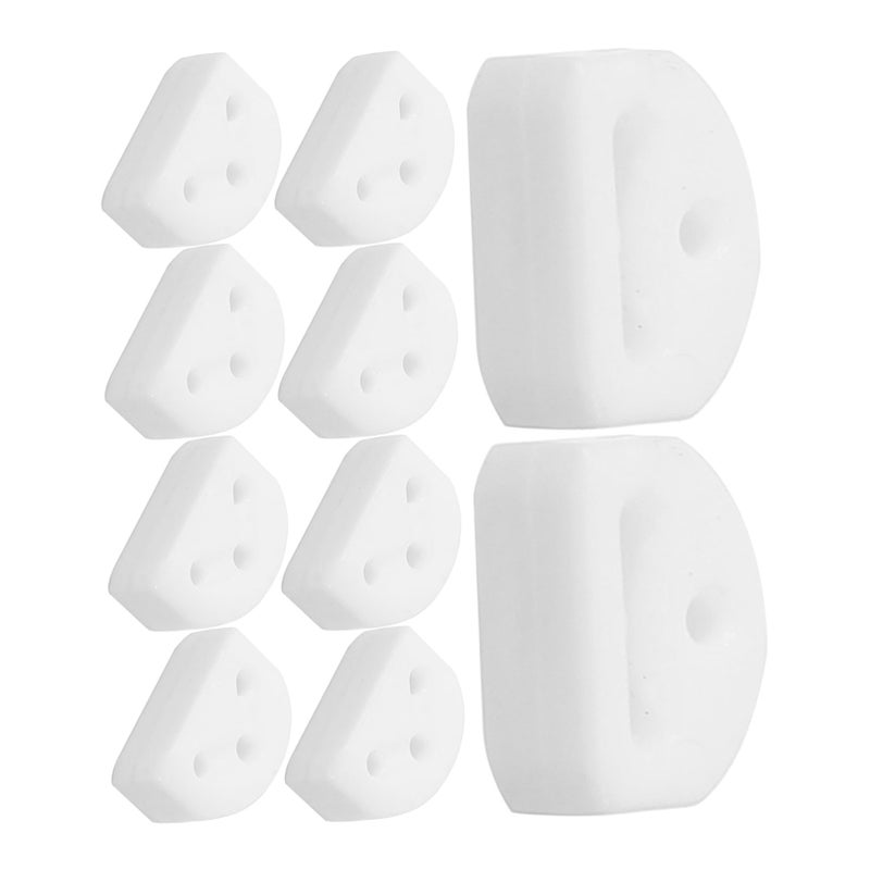 White Guitar String Retainers 12pcs Electric Guitar Accessories Secure String Fixing - Image 2