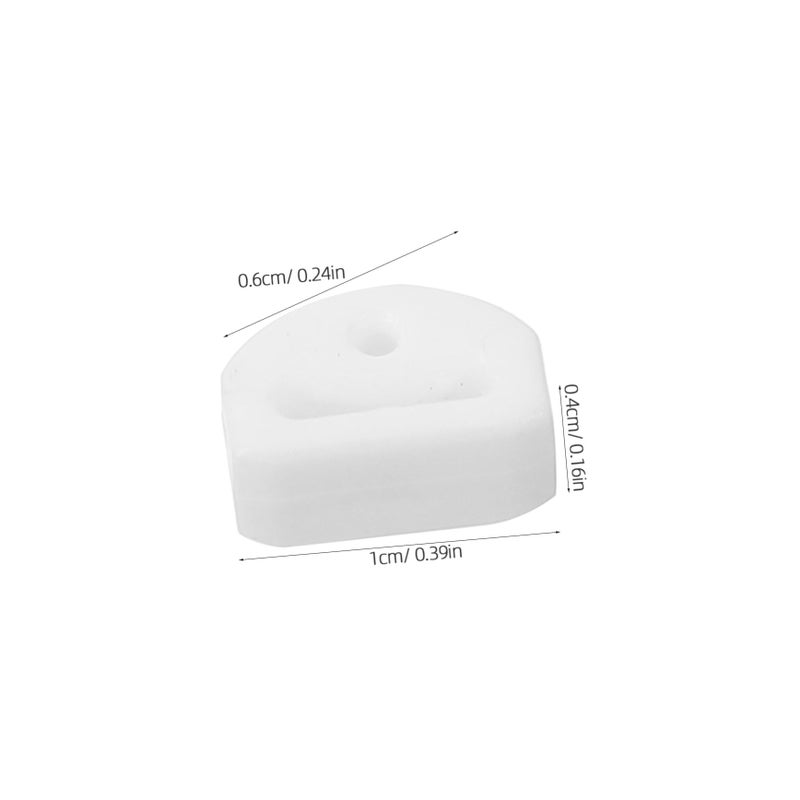 White Guitar String Retainers 12pcs Electric Guitar Accessories Secure String Fixing - Image 3