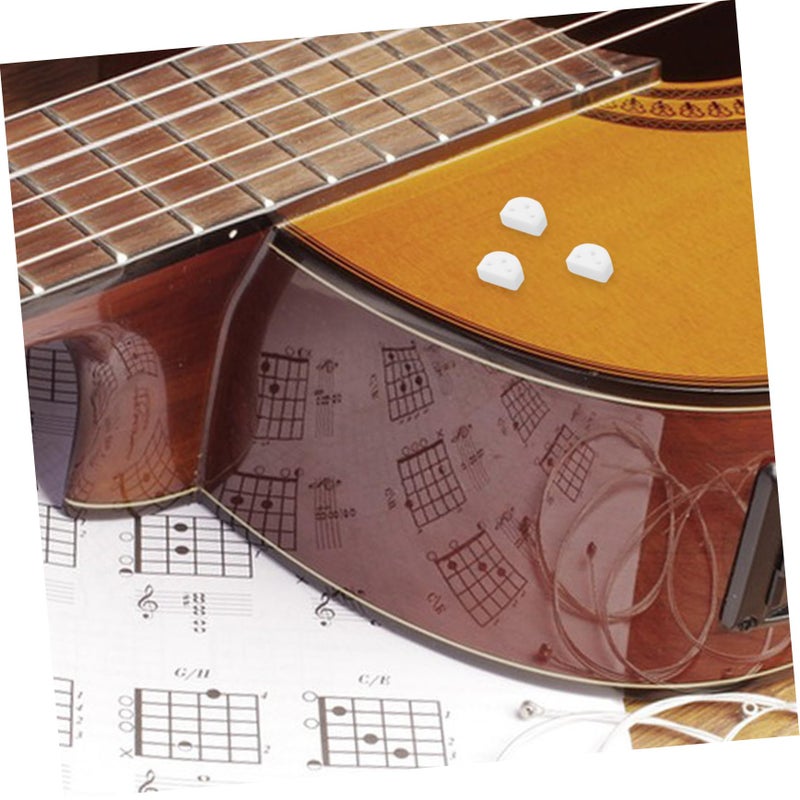 White Guitar String Retainers 12pcs Electric Guitar Accessories Secure String Fixing - Image 5