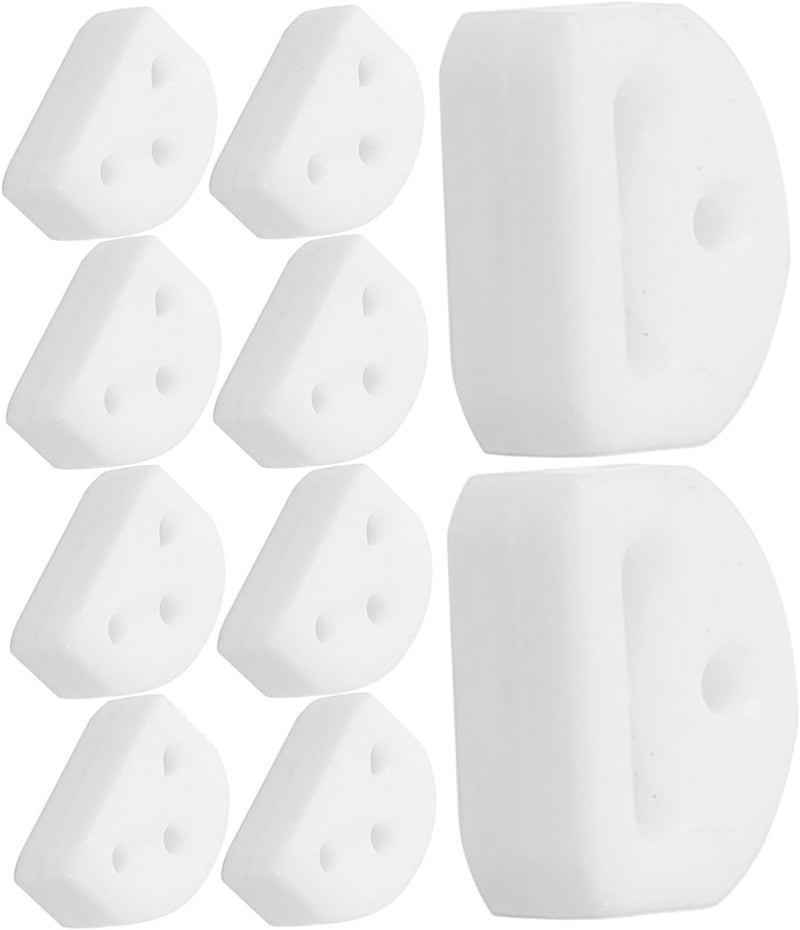 White Guitar String Retainers 12pcs Electric Guitar Accessories Secure String Fixing - Image 1