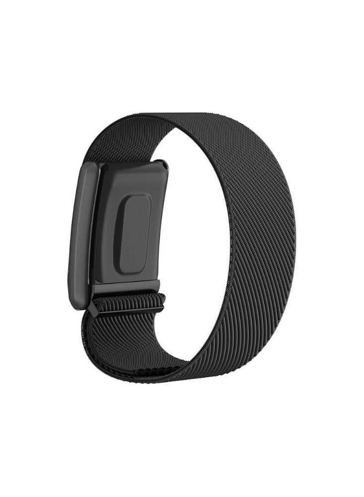 Nylon Replacement Band Compatible with Whoop 4.0 Band | 3.0 Stylish & Affordable Replacement Strap | Comfortable & Easy to Use Wristband (Black) - Image 2
