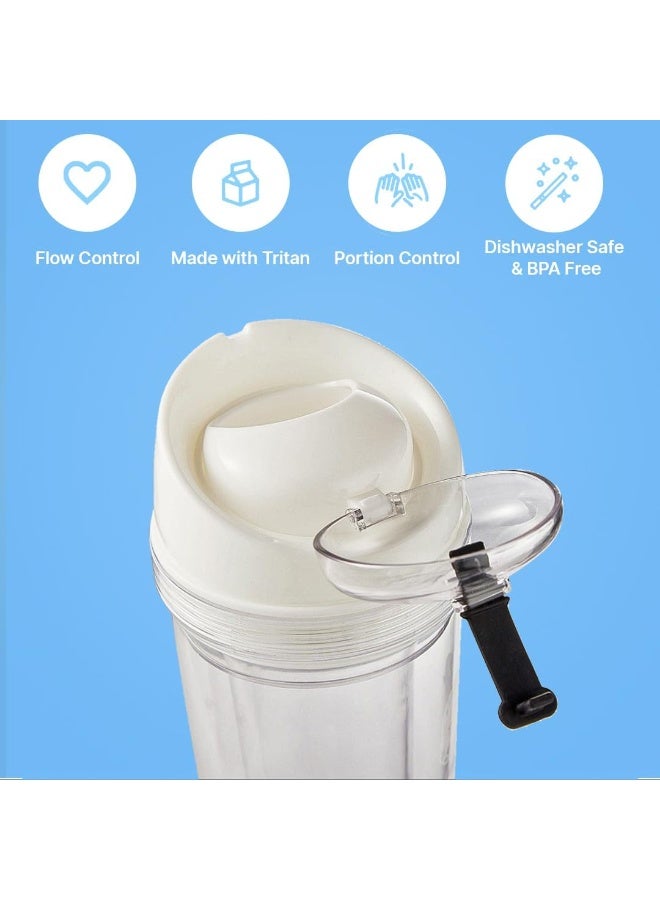 Purfex Cereal Cup – Portable Cereal and Milk Cup, BPA-Free, Dishwasher Safe, Two-Compartment Container Design for On-the-Go Breakfast XL,Perfect for Kids & Adults  - Image 2